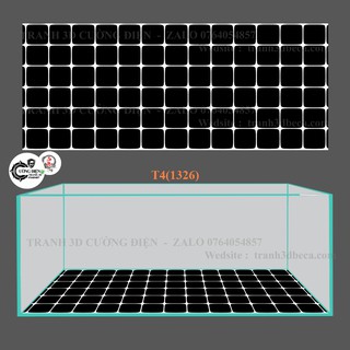 Tranh dán hồ cá 3d , hồ cá rồng , la hán , cá dĩa …