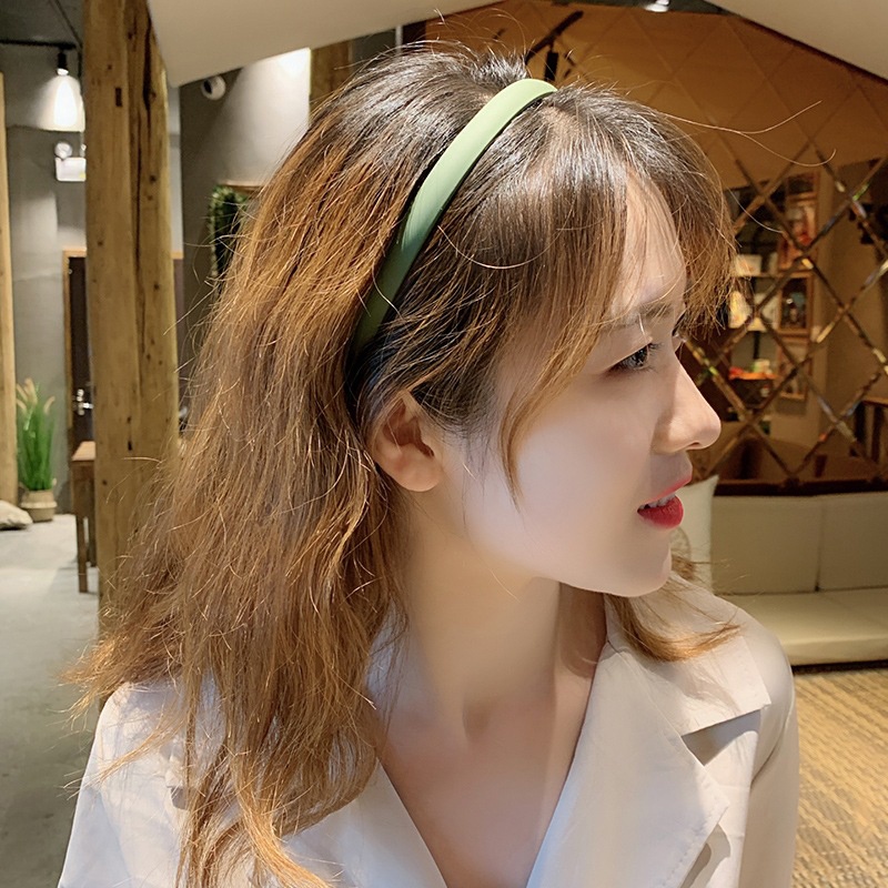 Băng đô bản rộng màu sắc ngọt ngào phong cách Hàn Quốc đáng yêu cho nữ