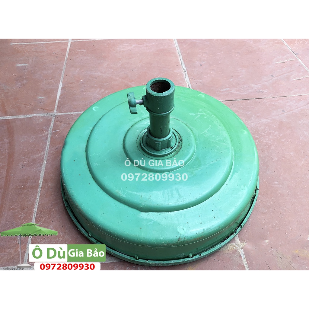 Chân đế nhựa 18kg(có bê tông) ô chính tâm tròn,chính tâm vuông,mái chéo