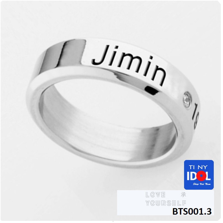 Nhẫn Jimin BTS Nam Nữ Đẹp Giá Rẻ