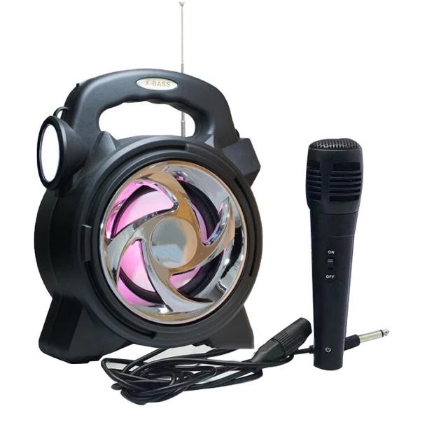 Loa bluetooth không dây hát karaoke MH-88BT, loa xách tay mini bass mạnh treble rời hỗ trợ thẻ nhớ USB Aux