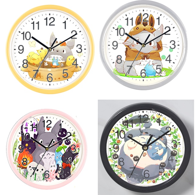 Đồng hồ treo tường totoro DHTI18 cute dễ thương 13 đến15cm
