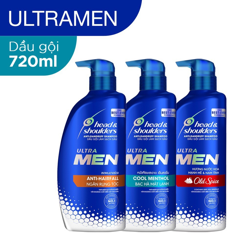 Dầu gội Head&Shoulders UltraMen 720ml