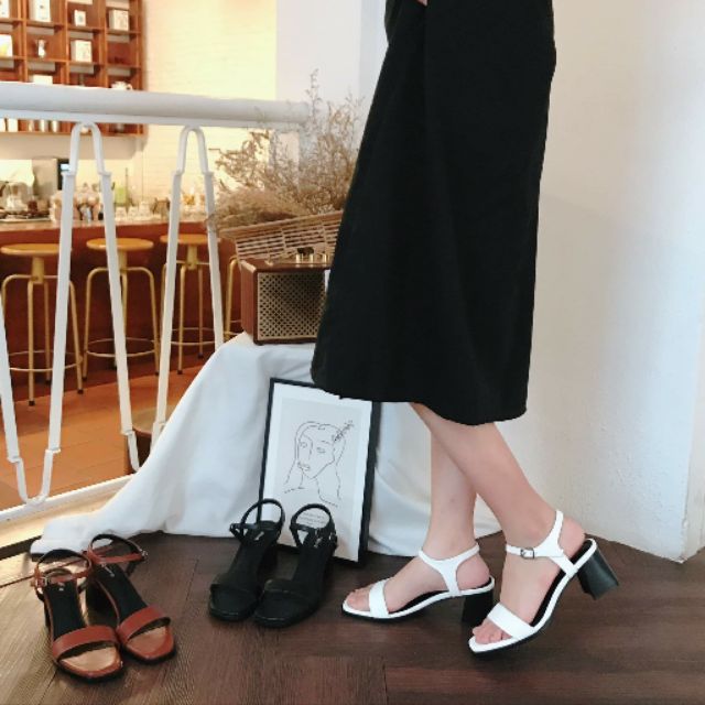 Sandal 5p mũi vuông_M1078
