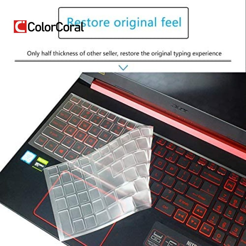 Tấm phủ bàn phím 2020 2019 Acer Predator Helios 300 PH315-52 PH317-53 15.6" 17.3" Acer Nitro 5 AN515-43 AN715-51/52