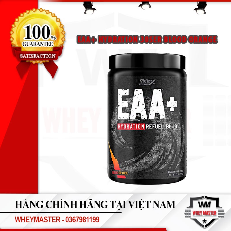 [Sale] Thực Phẩm Bổ Sung - Phục Hồi Cơ - EAA Hydration - Nutrex (30 lần dùng)