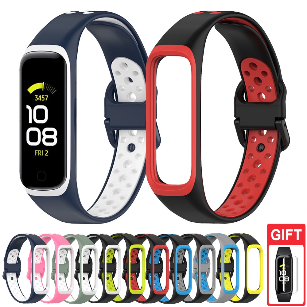 Dây đeo thay thế silicone thoáng khí cho đồng hồ thông minh Samsung Galaxy Fit 2 SM-R220