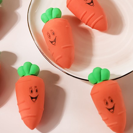 Cục gôm hình cà rốt đáng yêu chất lượng cao cho học sinh