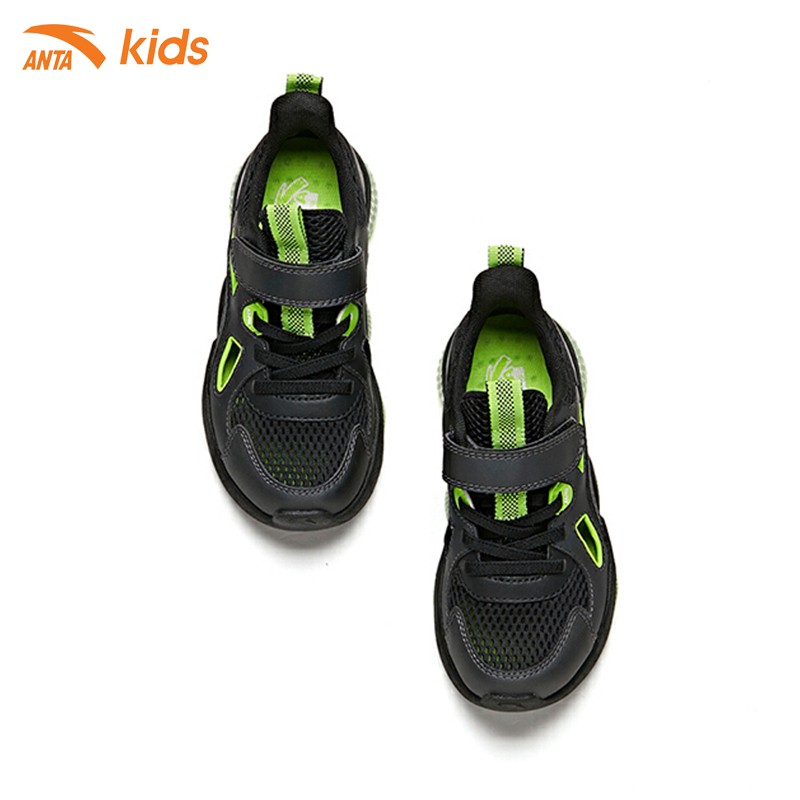 Giày thể thao bé trai quai dán dây buộc phối màu cực chất thương hiệu Anta Kids 332129976-1