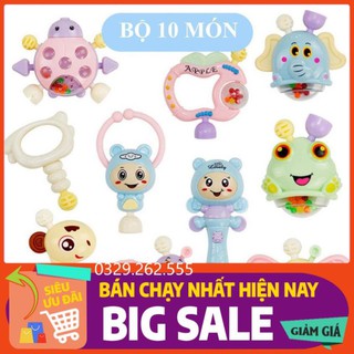 (FreeShip) Xúc xắc Lục Lạc Phát Tiếng, Nhựa Cao Cấp Cho Bé Nhiều Hình Ngẫu Nhiên