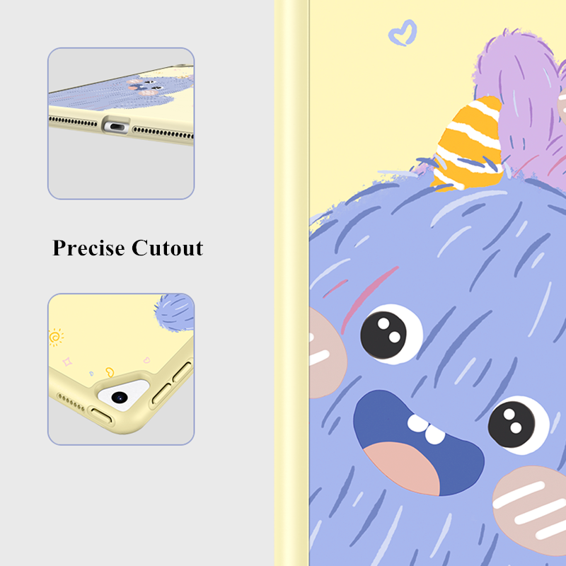 Bao da máy tính bảng TPU nắp gập 4 màu lựa chọn dành cho iPad Air 4/iPad Air/Air2/ 9.7"/10.2"/10.5"/Air 3/2020 pro 11" | BigBuy360 - bigbuy360.vn