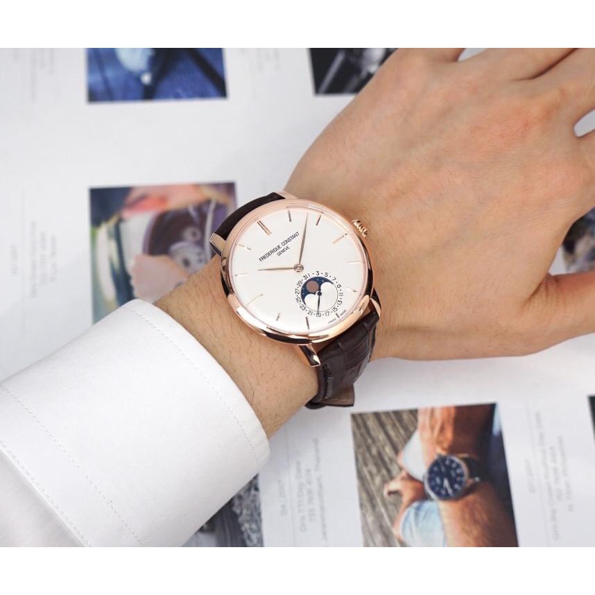 Đồng hồ nam chính hãng Frederique Constant FC-705V4S4 - máy cơ tự động - Kính sapphire nguyên khối