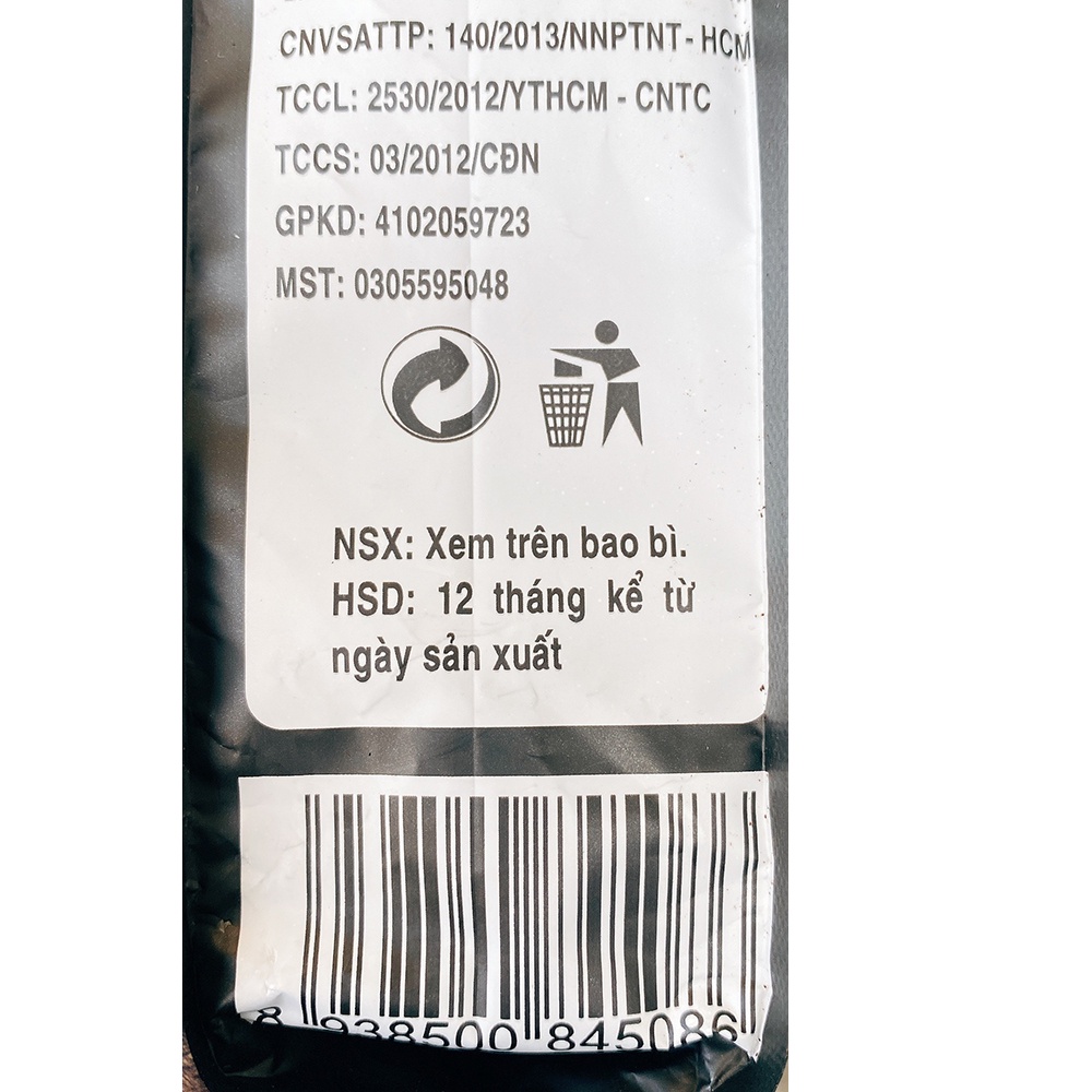 Bịch 500gr cà phê pha phin Chồn đỏ Ban mê Cao Đại Nguyên.