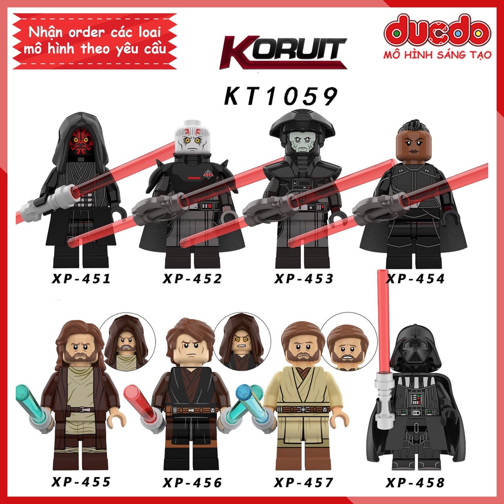 Minifigures nhân vật Chiến tranh giữa các vì sao - Đồ chơi Lắp ghép Xếp hình Mô hình Mini Koruit KT1059
