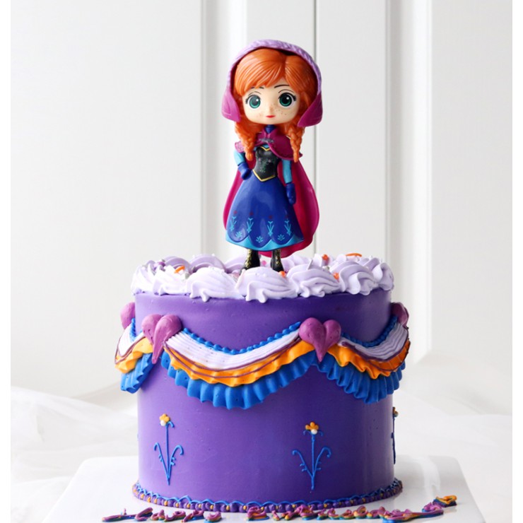 DISNEY Mô Hình Nhân Vật Hoạt Hình Frozen 2 Trang Trí Bánh Kem