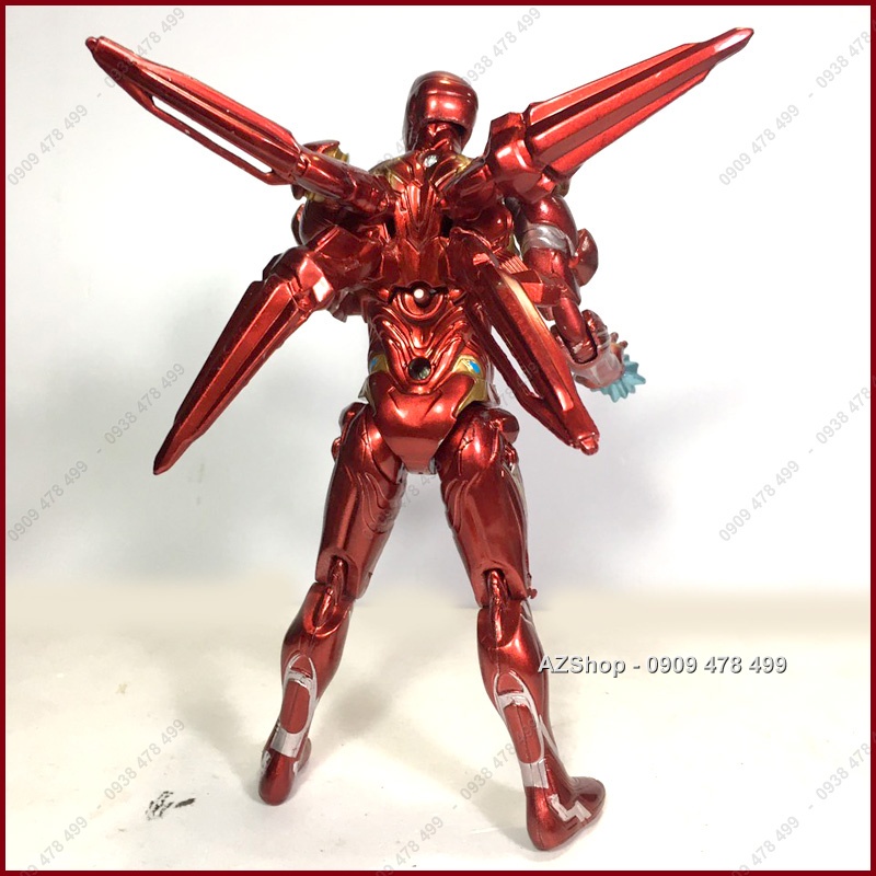 Mô Hình Người Sắt Iron Man Bẻ Nhiều Khớp - Cao 16cm
