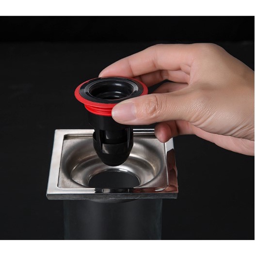 Ống thoát nước lọc rác nhà tắm chống mùi hiệu quả, lõi lọc rác ống thoát nước thông minh chống tắc nghẽn đường ống nước