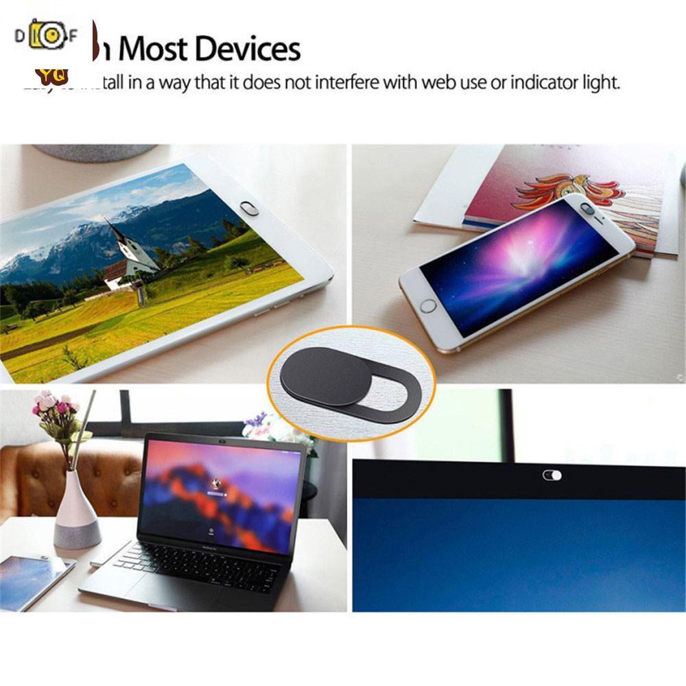 Miếng dán nắp trượt bảo vệ ống kính camera điện thoại laptop máy tính bảng Macbook iPhone iPad tiện lợi