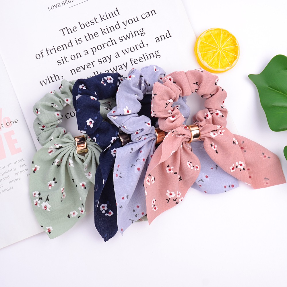 Dây buộc tóc KIDSBOWS bọc vải thời trang cho nữ