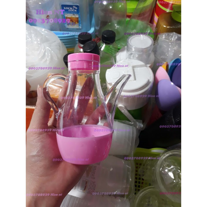 Bình đựng có vòi gia vị mắm, nước tương cho quán ăn/ Chai đựng gia vị - Spices Bottle