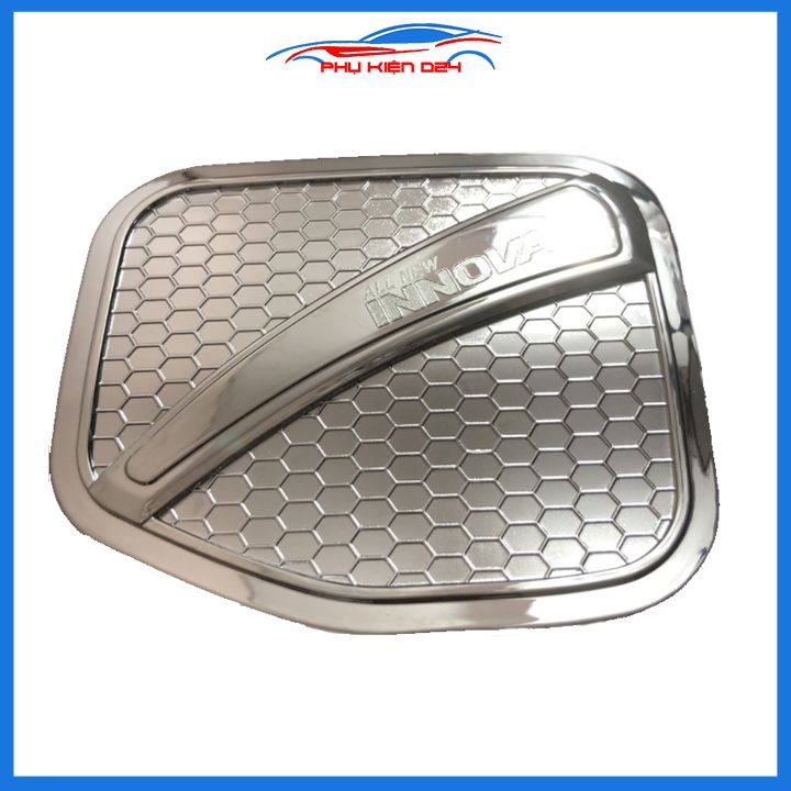 Ốp nắp bình xăng Innova 2017-2023 mạ crom chống trầy trang trí ô tô