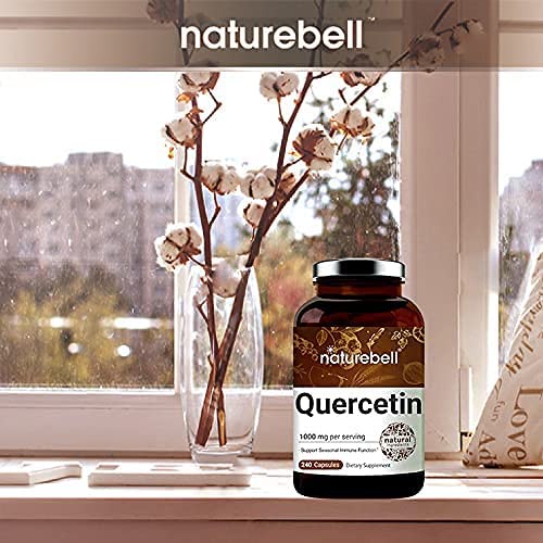 NatureBell Quercetin 1000mg vitamin siêu miễn dịch, hỗ trợ sức khỏe tim mạch, hệ thống miễn dịch và chức năng tế bào