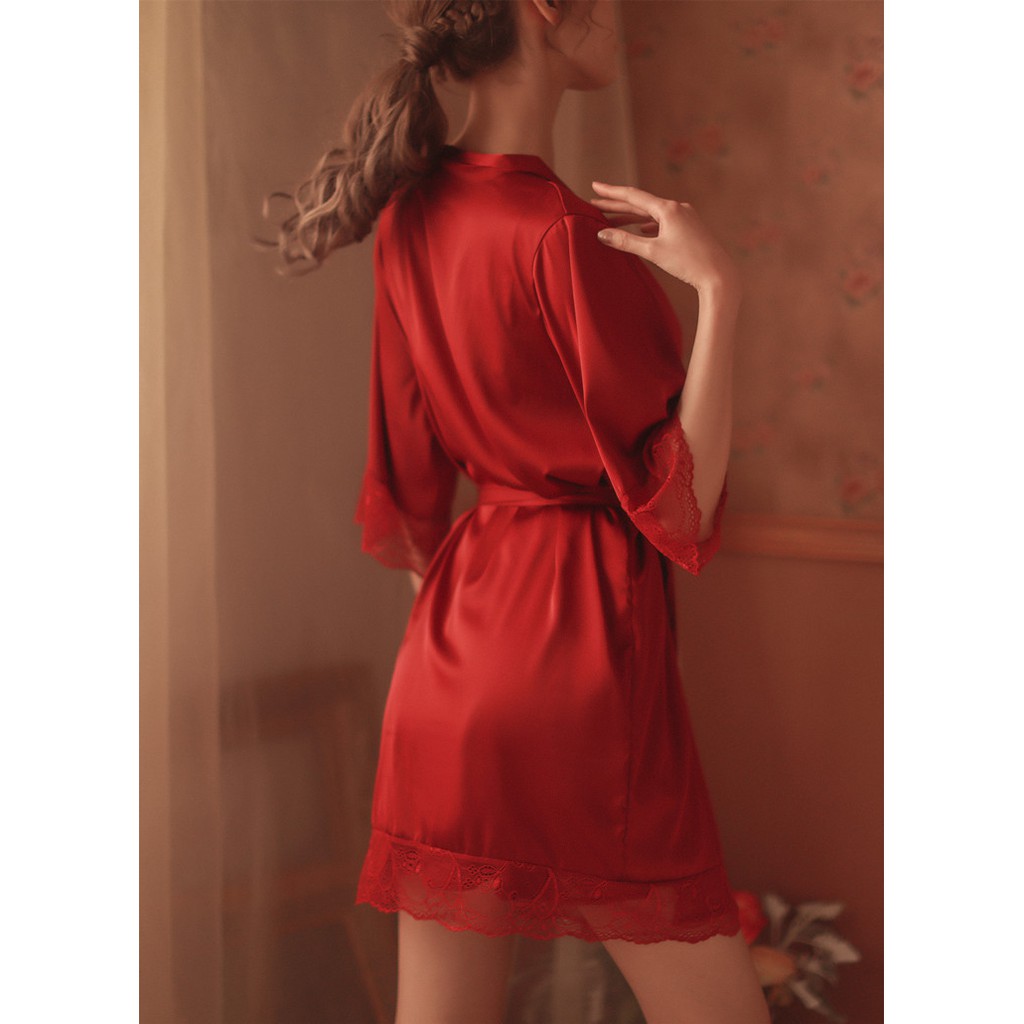 Áo Choàng Ngủ Lụa Sang Chảnh Cao Cấp Nhiều Màu Áo Choàng Ngủ | BigBuy360 - bigbuy360.vn