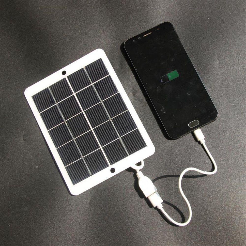 Tấm Sạc Dự Phòng Dùng Năng Lượng Mặt Trời Cổng USB Tiện Dụng
