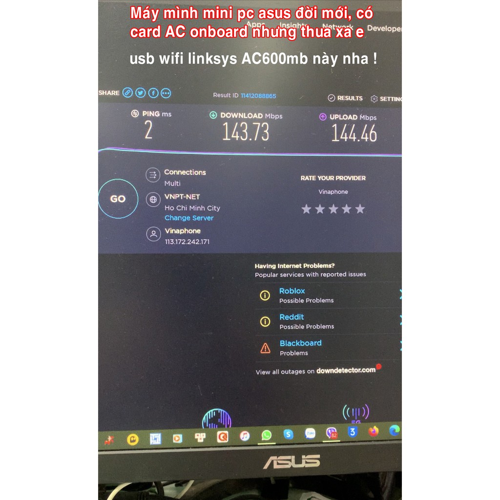 USB bắt Wifi Linksys Max-Stream AC600 Dual-Band MU-MIMO (WUSB6100M) hàng trưng bày US, mới nguyên hộp. | BigBuy360 - bigbuy360.vn