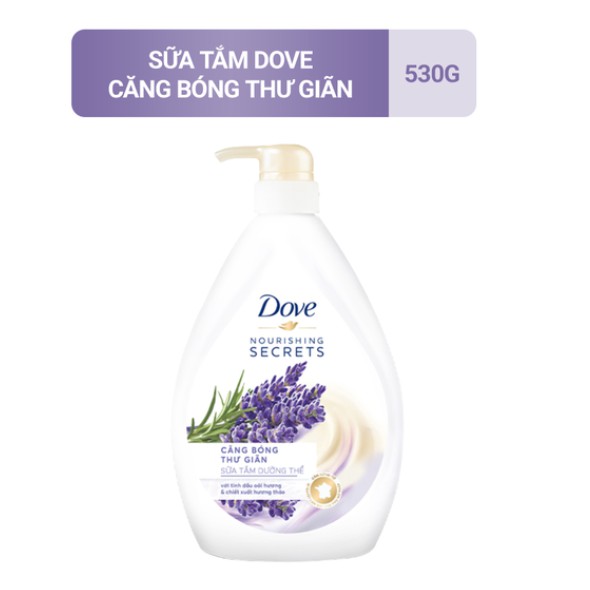 Sữa Tắm Dove Căng Bóng Thư Thái Chai 530g