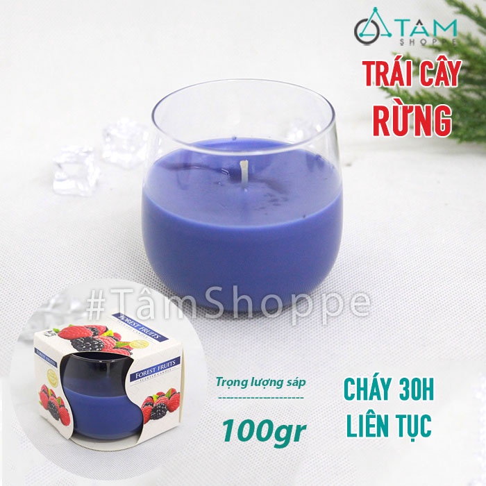 Ly nến thơm thiên nhiên hoa trái nhiệt đới NT-08