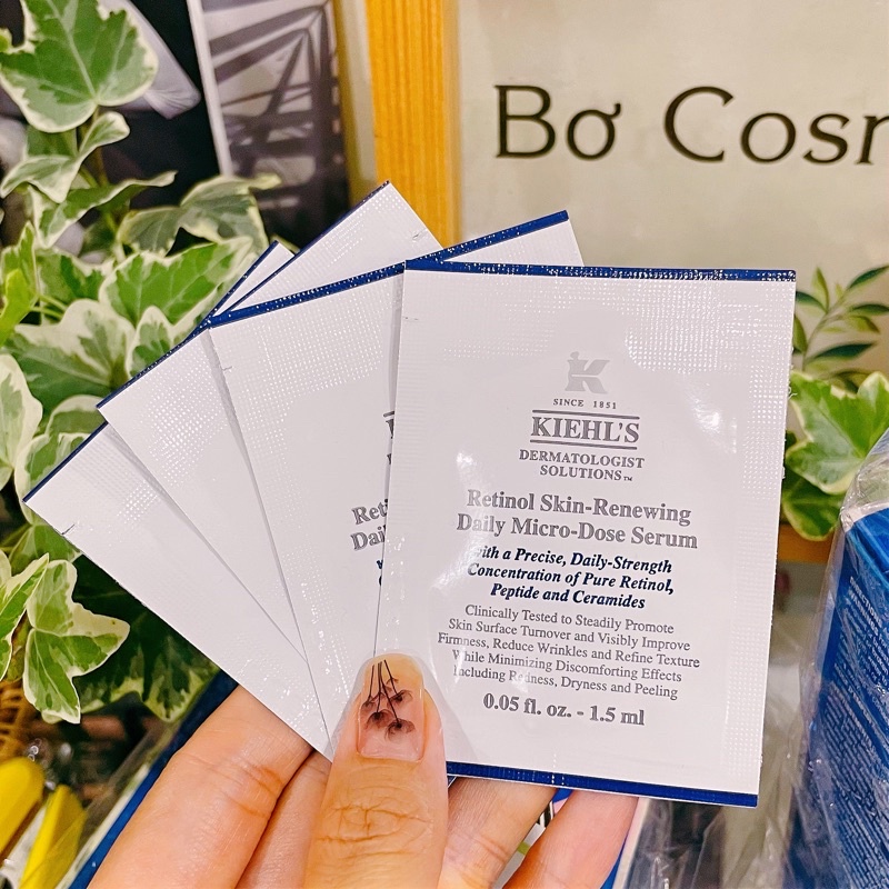 TINH CHẤT RETINOL KIEHLS MICRO DOSE GIÚP TÁI TẠO DA & GIÚP DA SĂN CHẮC VÀ ĐÀN HỒI HƠN Kiehl’s