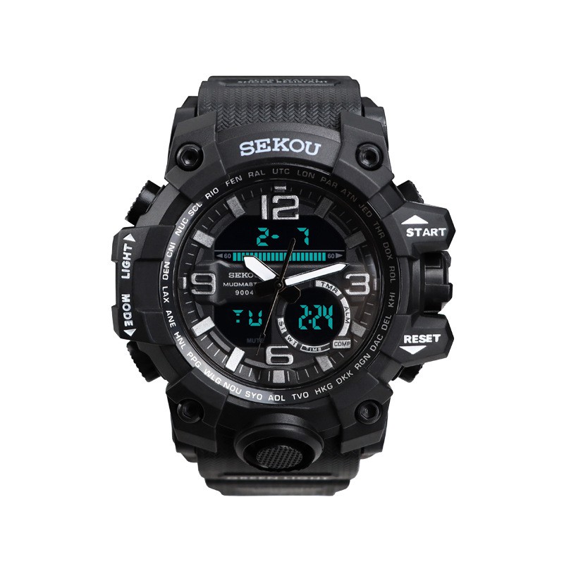 Đồng hồ thể thao nam điện tử cao cấp Sekou 9004 chính hãng