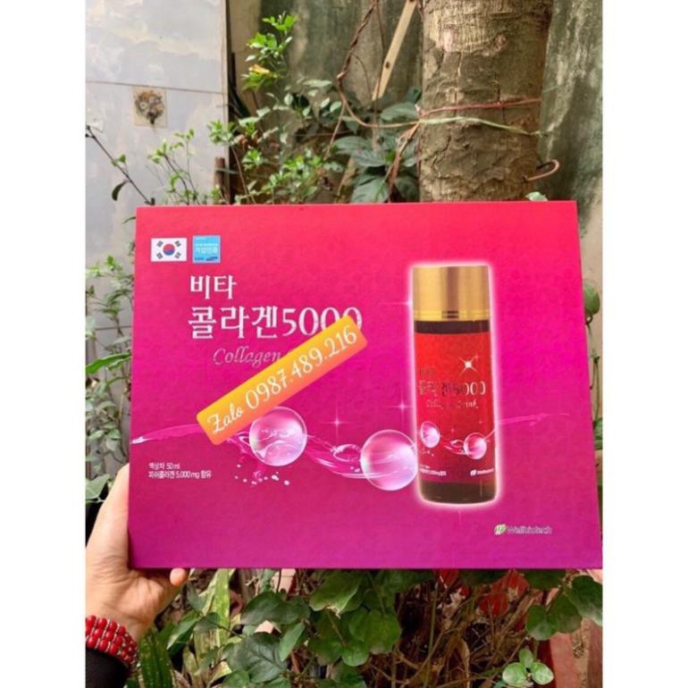 Nước Uống Bổ Sung Collagen Vita 5000 Hàn Quốc - Bổ sung vitamin giúp tăng đề kháng, trẻ hóa làn da | BigBuy360 - bigbuy360.vn