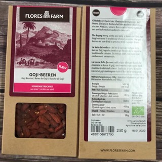 Kỳ tử hữu cơ Flores Farm 100gr