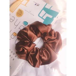 Dây buộc tóc Scrunchies lụa Phi Bóng