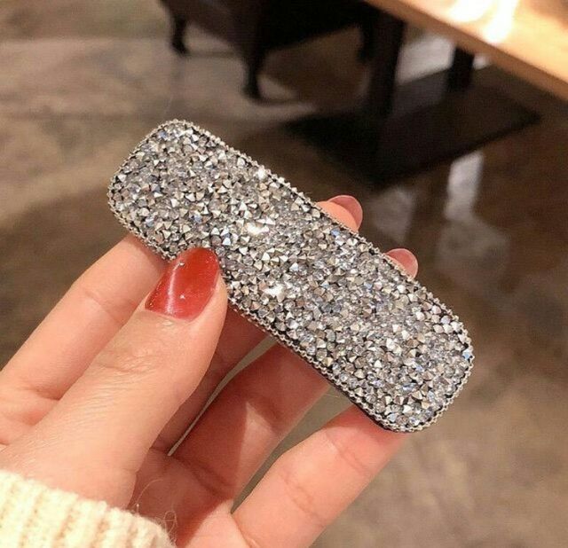 Kẹp Mái Đính Đá Nhân Tạo, Cườm Lấp Lánh