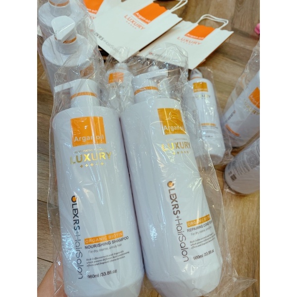 Gội Xả Olex Agran Oil 960ml Bản Luxury