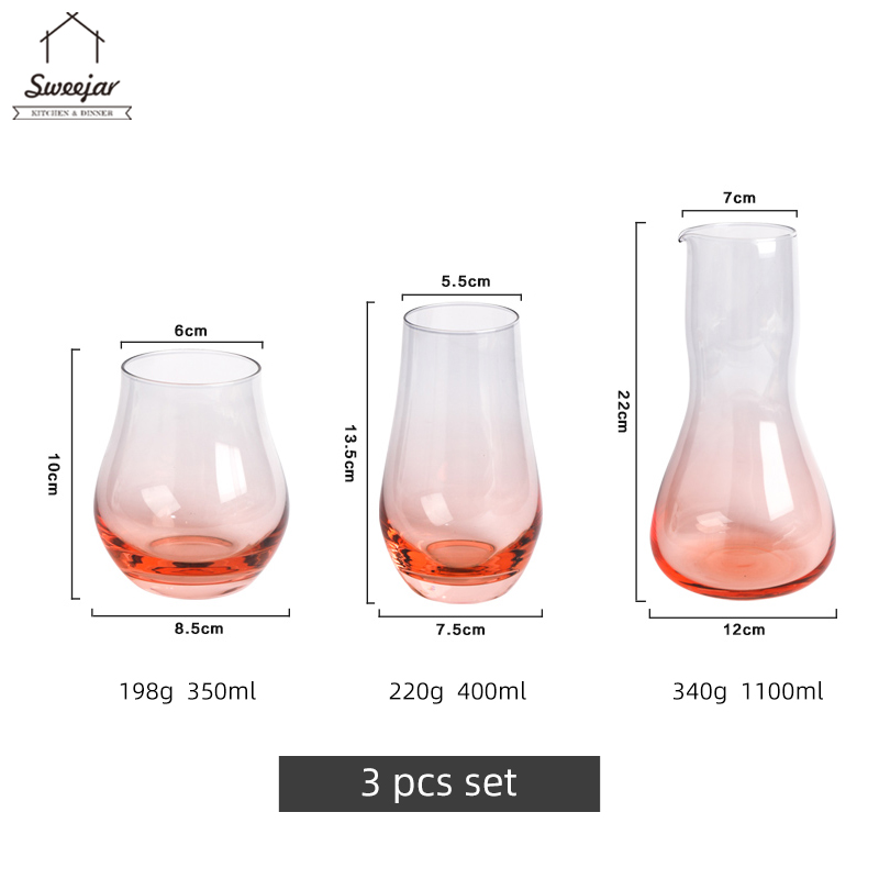SWEEJAR Bình  Bằng Thủy Tinh Đựng Trà/Cà Phê/Nước Trái Cây
