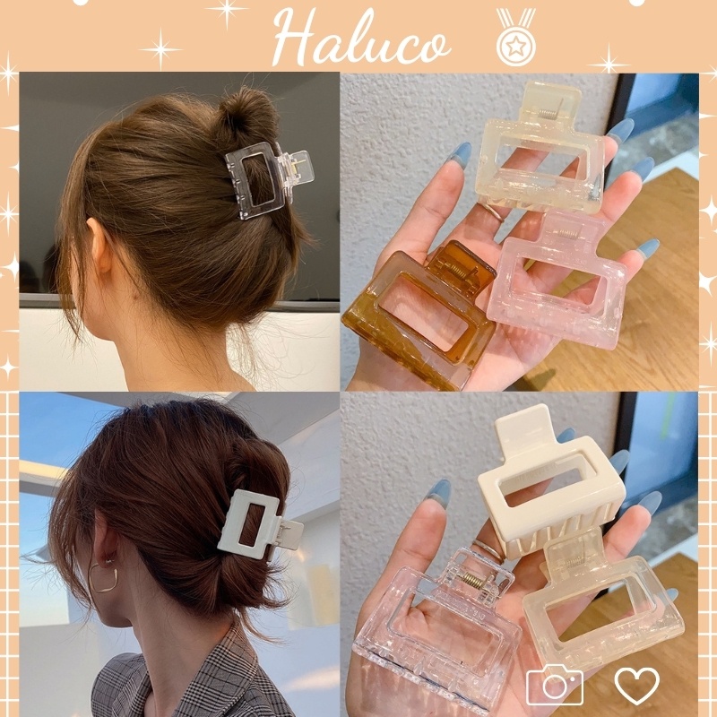 Kẹp tóc càng cua phong cách Hàn Quốc nhiều màu xinh xắn cho nữ Haluco accessories KT05