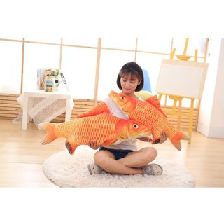 Gối ôm 3D cá chép vàng