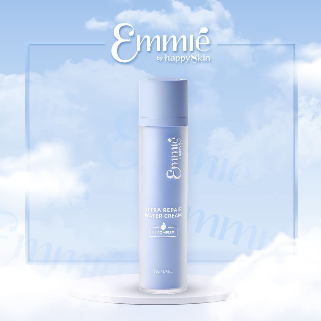 Combo kem dưỡng nước B5 phục hồi làm dịu và gel rửa mặt da nhạy cảm B5 Emmié by Happy Skin Emmie