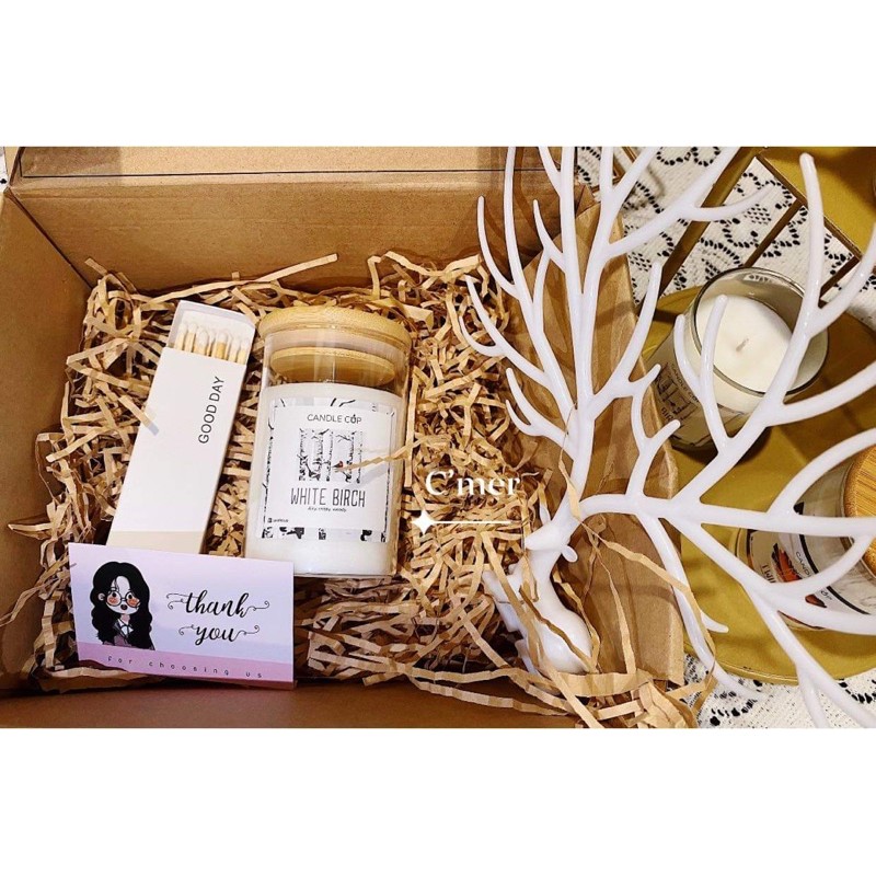 Nến thơm CandleCup- Mùi White Birch- 200gr