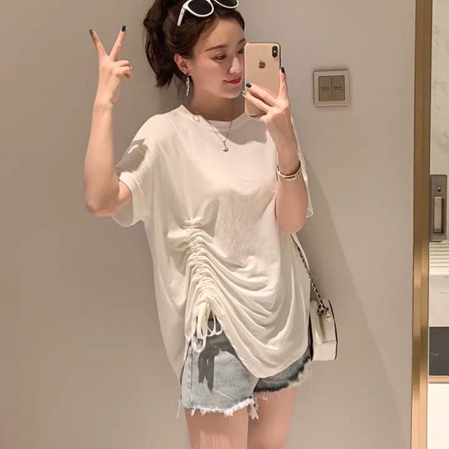 Áo rút sườn cộc tay ( Combo 700k)