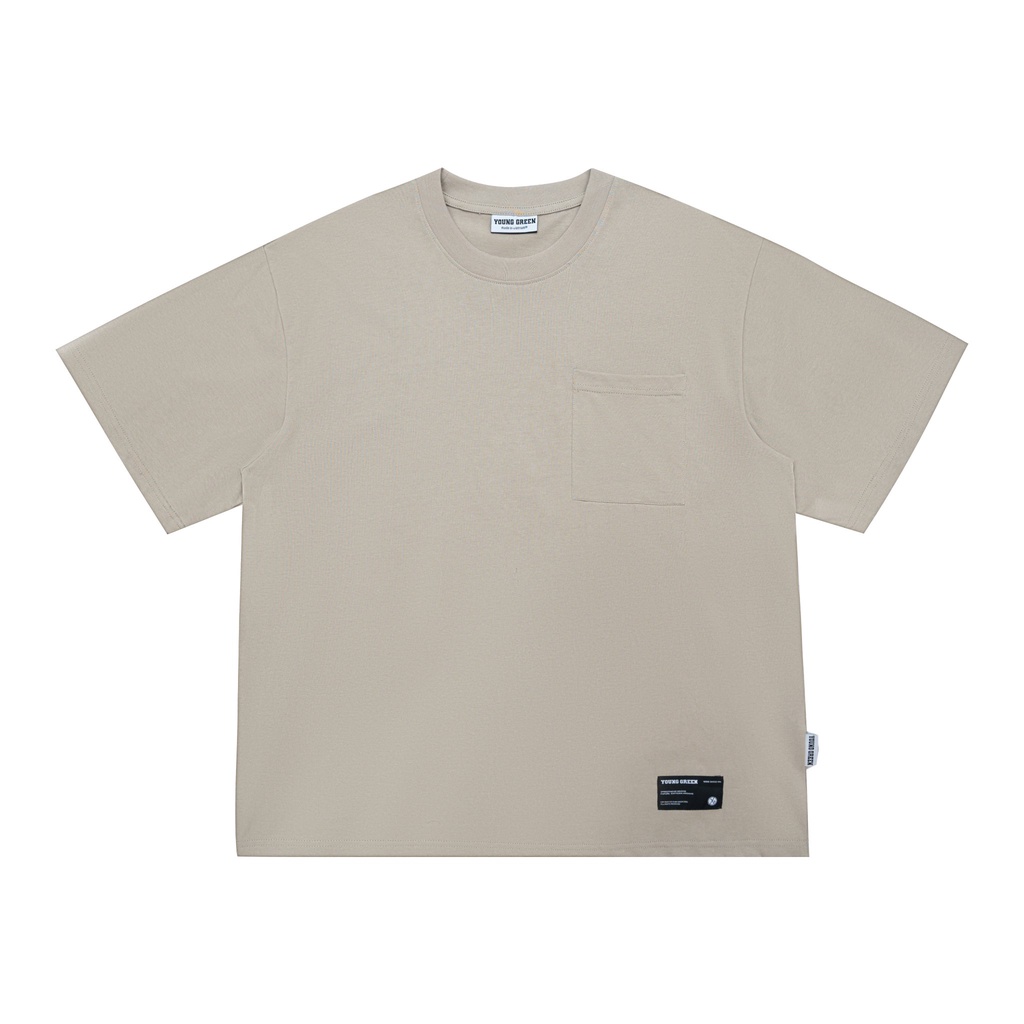 Áo Thun Young Green Tshirt With Pocket - Chất liệu 100% thun cotton vải 250gsm