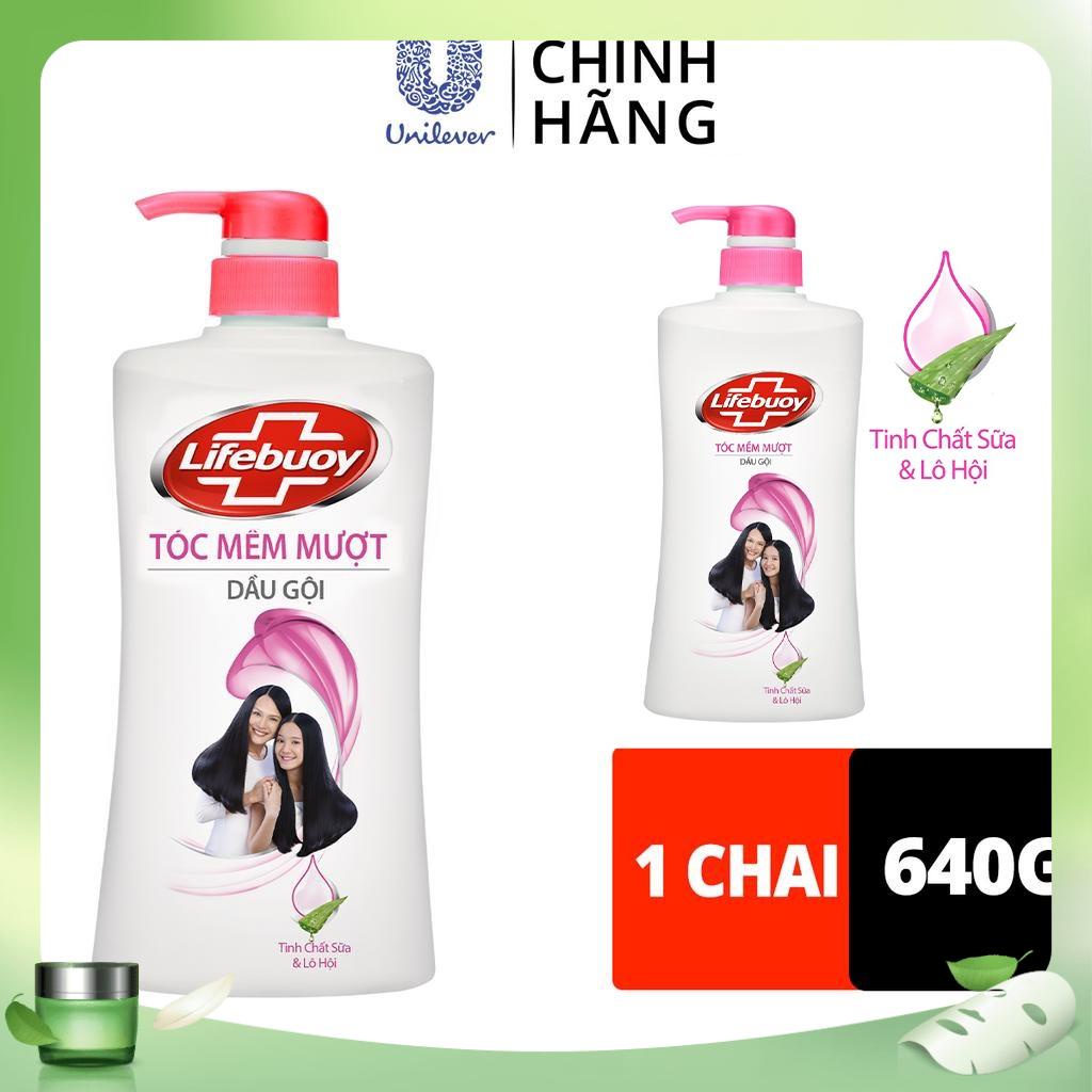 Dầu Gội Lifebuoy Tóc Mềm Mượt 640g