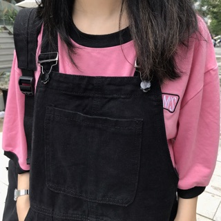 Yếm jeans dáng rộng