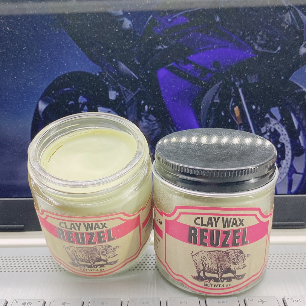 Sáp Vuốt Tóc Nam Reuzel Clay Wax Heo  Hồng Tạo Kiểu,Giữ Nếp Cho Tóc 2022.Hàng Chính Hãng Mới Nhất