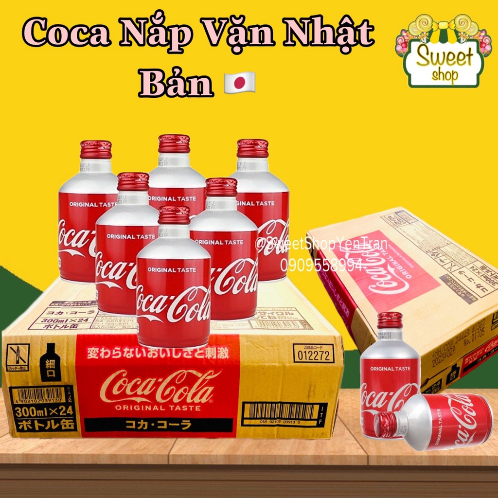 Coca nắp vặn- Nhật