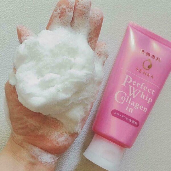 Sữa Rửa Mặt Shiseido Perfect Whip/ White Clay/ Collagen In Cleanser Senka - Nhật Bản